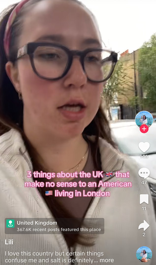 Oregon native Lili moved to London for her masters degree and has noted the things that confuse her about the UK