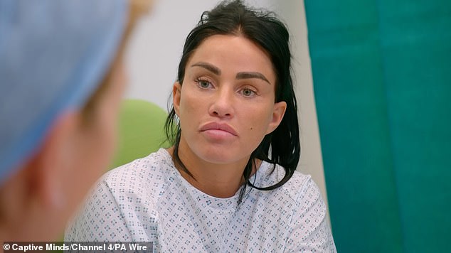 During the IVF documentary Katie was dealt a crushing blow when a fertility expert told the then-45-year-old that she only had 'a couple of awake eggs'