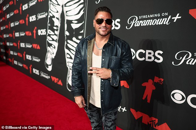 Ronnie Ortiz-Magro at the MTV Video Music Awards 2025 held at UBS Arena on September 07, 2025 in New York, New York. (Photo by Christopher Polk/Billboard via Getty Images)