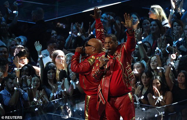 Busta Rhymes was honored with the Rock The Bells Visionary Award after performing a medley of his hits including Put Your Hands Where My Eyes Can See and Break Ya Neck