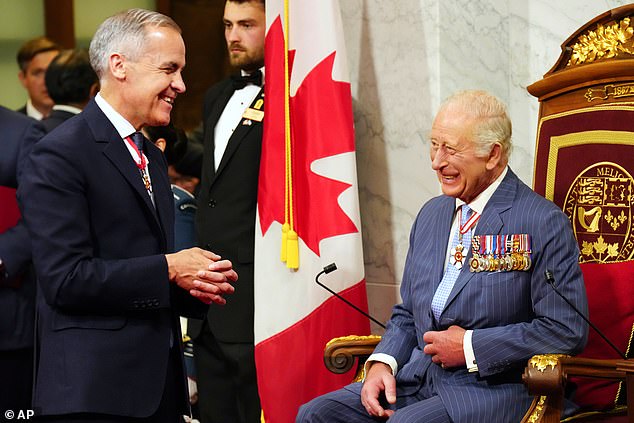Charles made another international trip in May 2025, spending two days carrying out engagements in Canada including opening the current session of parliament