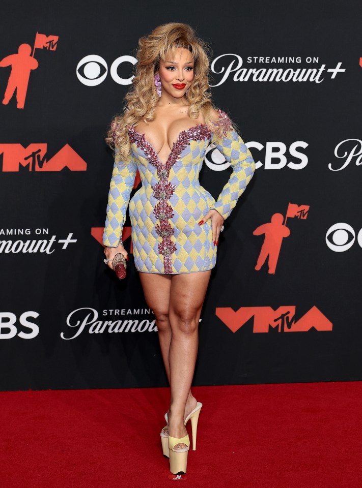 Doja Cat at the MTV Video Music Awards.