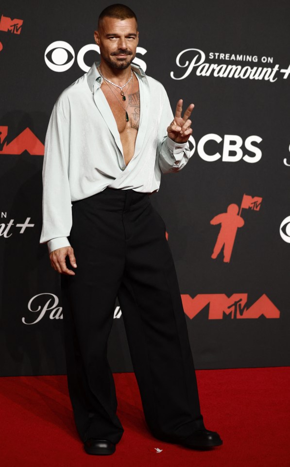 Ricky Martin at the MTV Video Music Awards.