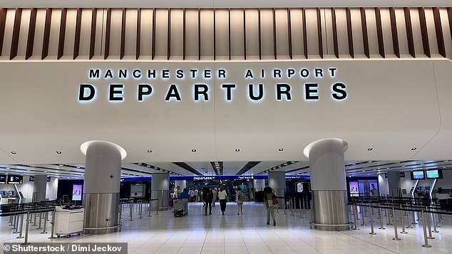 Manchester Airport's recently refurbished Terminal 2 (pictured) was the best rated of the airport's facilities - but surpassed only London Luton airport in the survey