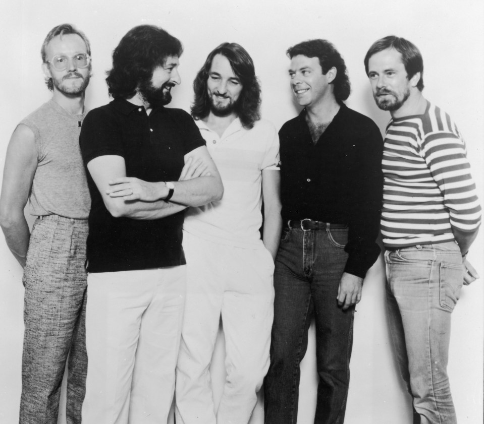 Promotional photo of the rock band Supertramp.