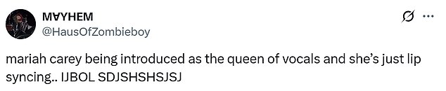 Many X users called her out for seeming 'stiff' and walking extremely slowly around the stage, while others accused her of lip syncing
