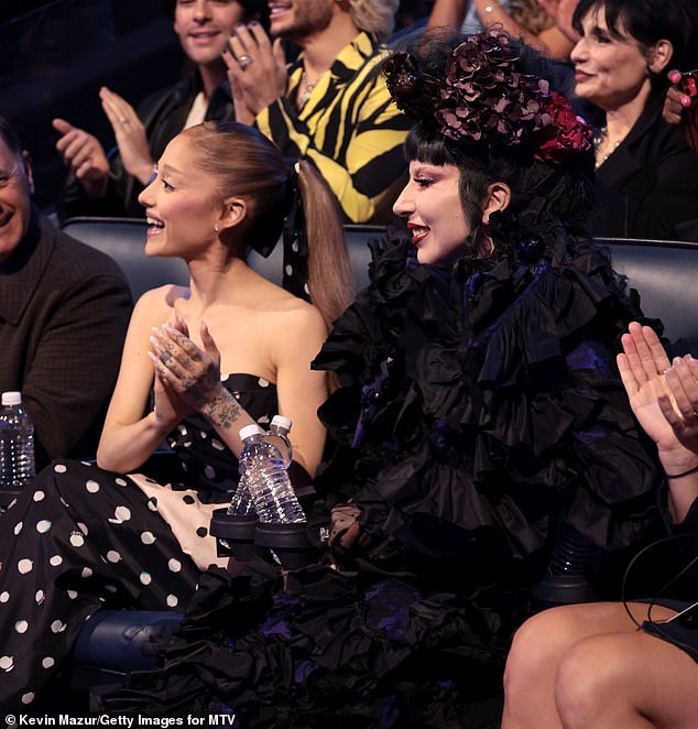 Five years after gracing the VMAs stage together to perform their hit Rain On Me, Ariana reunited with fellow pop star and pal Lady Gaga at Sunday night's ceremony