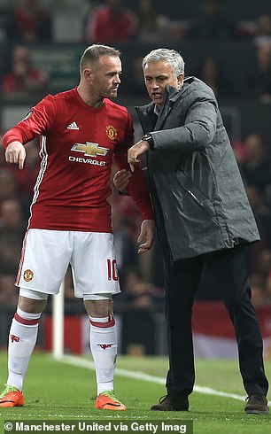 Rooney played under Jose Mourinho at Man United