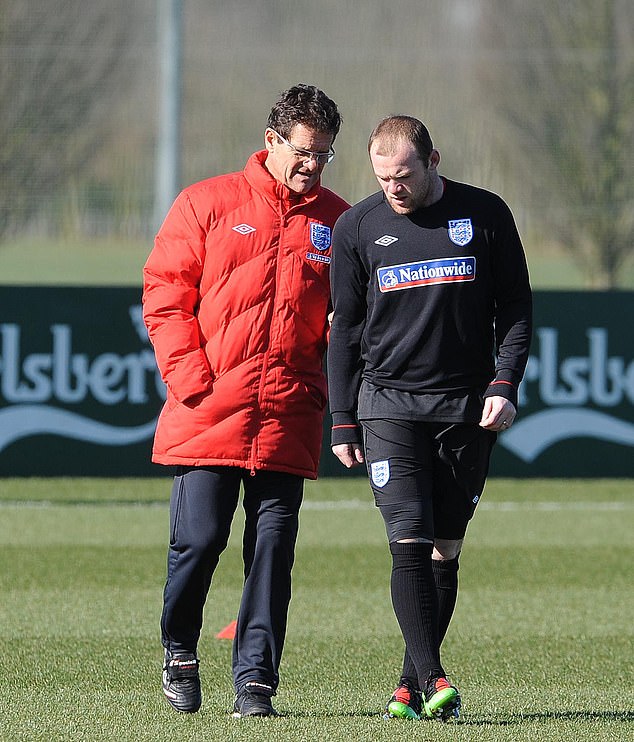 Fabio Capello, who was known for his tactical approach, managed Rooney with England