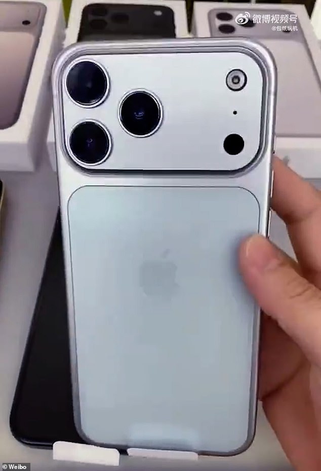 Video supposedly leaked from an Apple manufacturing centre shows the new design of the iPhone 17 Pro