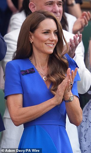 Kate pictured in July