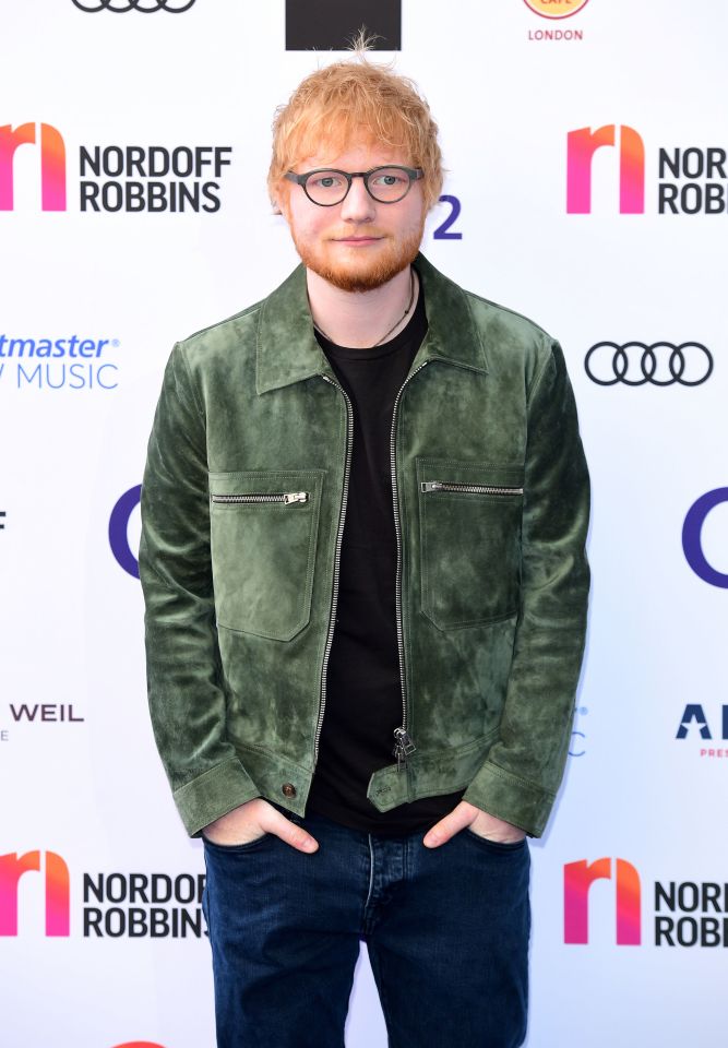 Photo of Ed Sheeran at an event.