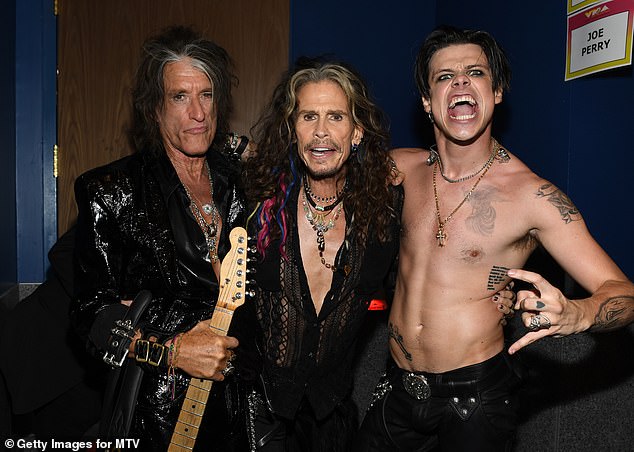 He sported a variety of bizarre facial expressions in the pictures as he appeared to be making a roaring noise