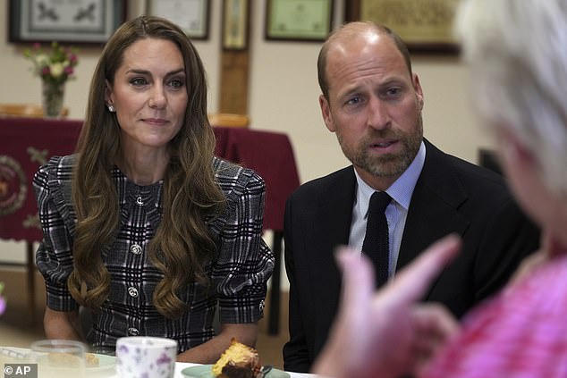The couple were paying tribute to the three-year anniversary of Queen Elizabeth's death this morning