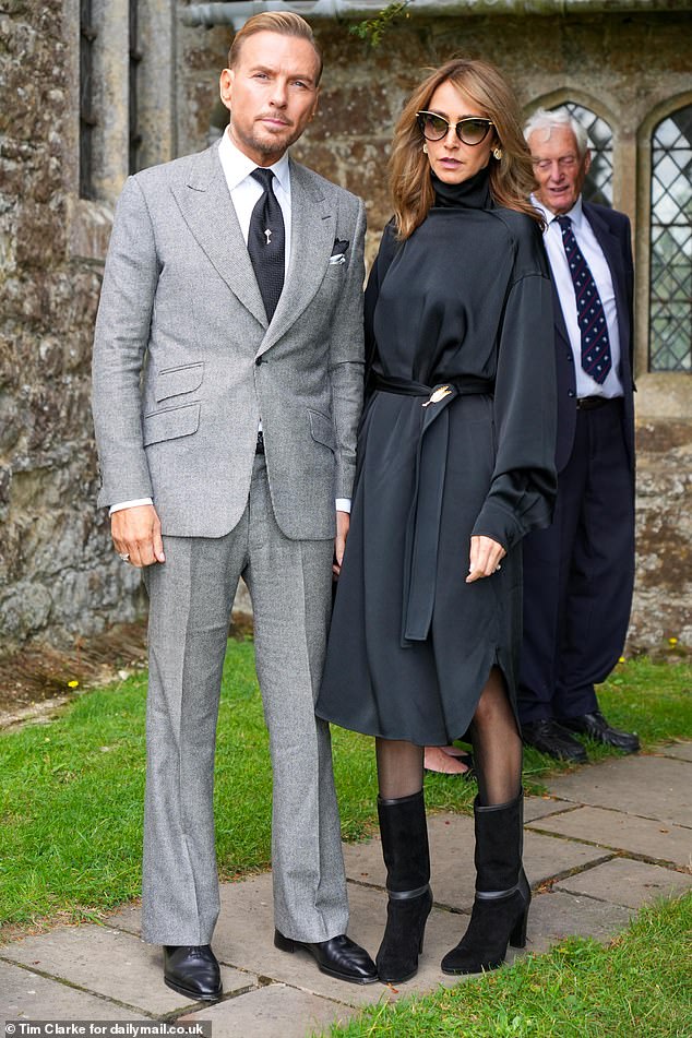 Bros' Matt Goss then sang the Frank Sinatra hit In the Wee Small hours also known as Unforgettable changing the lyric to add James' name (pictured with partner Chantel Brown)