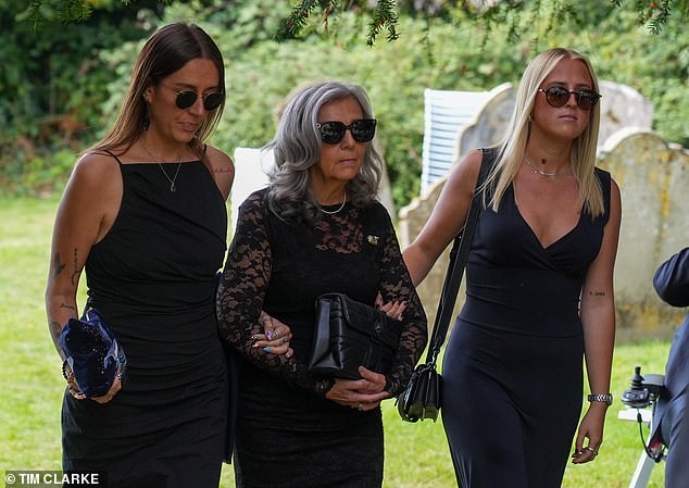 His widow Nadine paid tribute and said: 'I first met James seven years ago and although our time together was short it was truly wonderful despite his illness'
