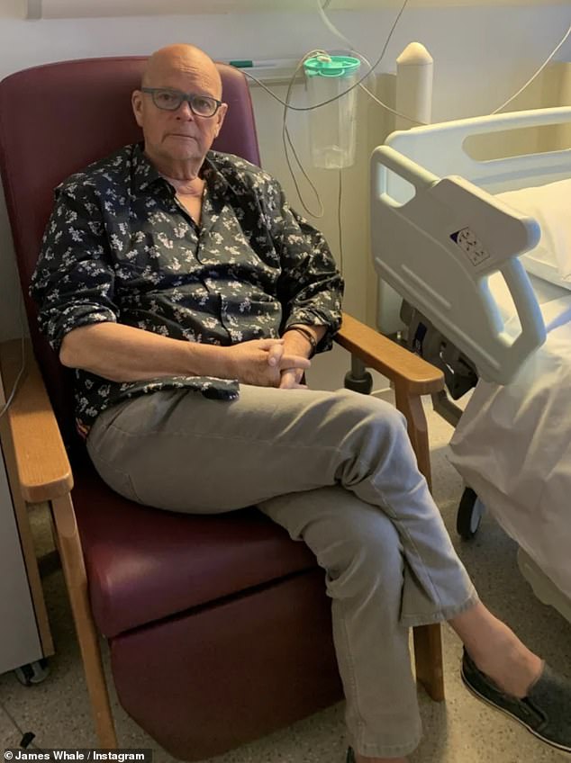 The radio presenter was first diagnosed with cancer in 2000, and doctors predicted he had three months to live before he underwent surgery to remove one of his kidneys (pictured 2023)