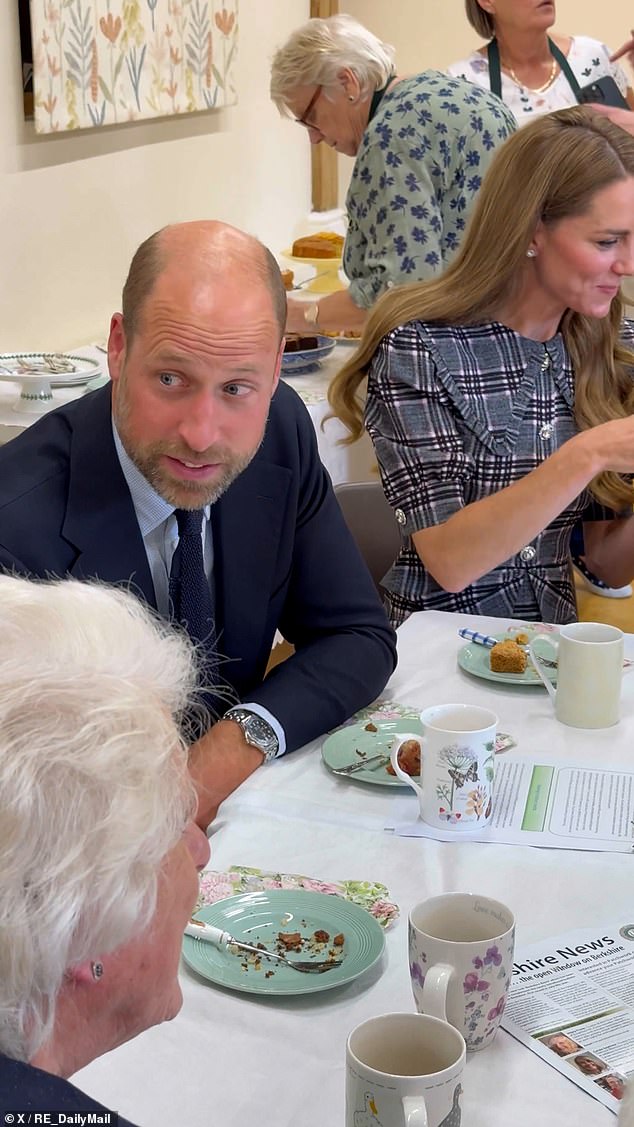 Prince William was accompanied by Princess Catherine, who was not originally expected to attend