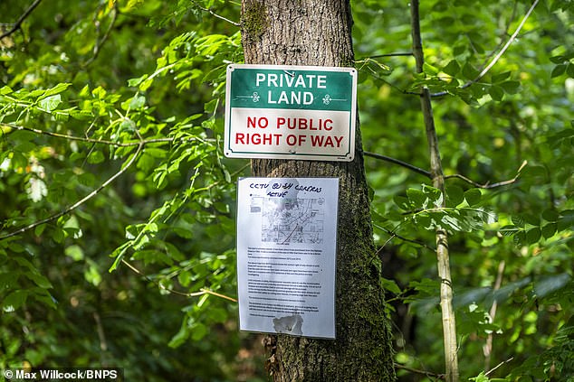 A former landowner made it a 'permissive path' although it has never been a legal right of way. He died last year and the estate has been inherited by his daughter who has closed the path