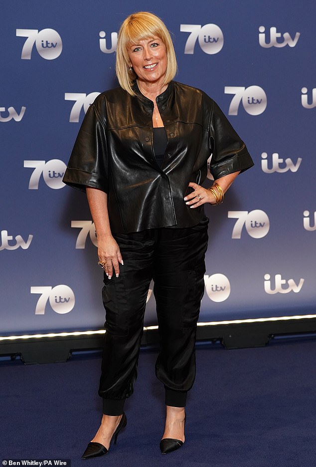 Cold Feet's Fay Ripley was pictured arriving at the event