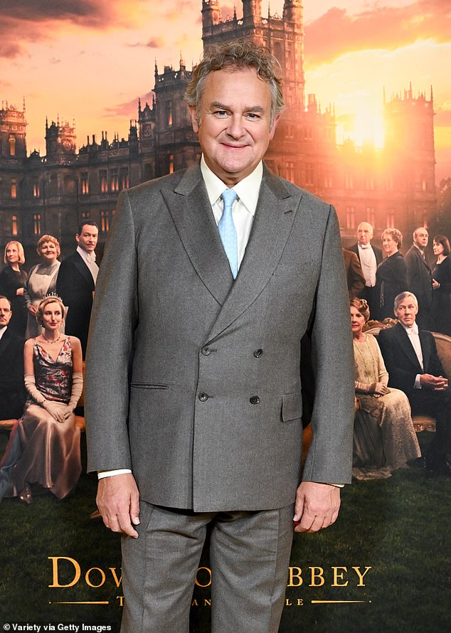 Hugh Bonneville was also in attendance for the movie's premiere, which is the third and final one to be released in the franchise