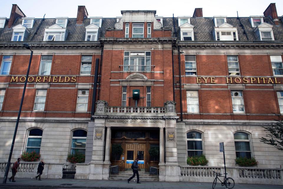 Moorfields Eye Hospital in London.