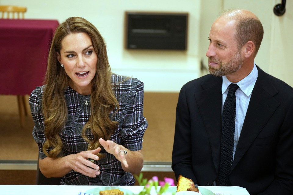 Kate and Prince William at the Women's Institute anniversary event.