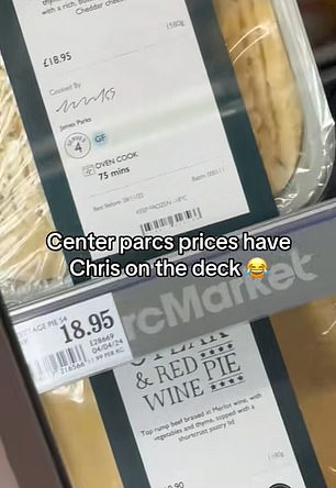 The social media user flagged a Cook meal costing £18.95 in the supermarket