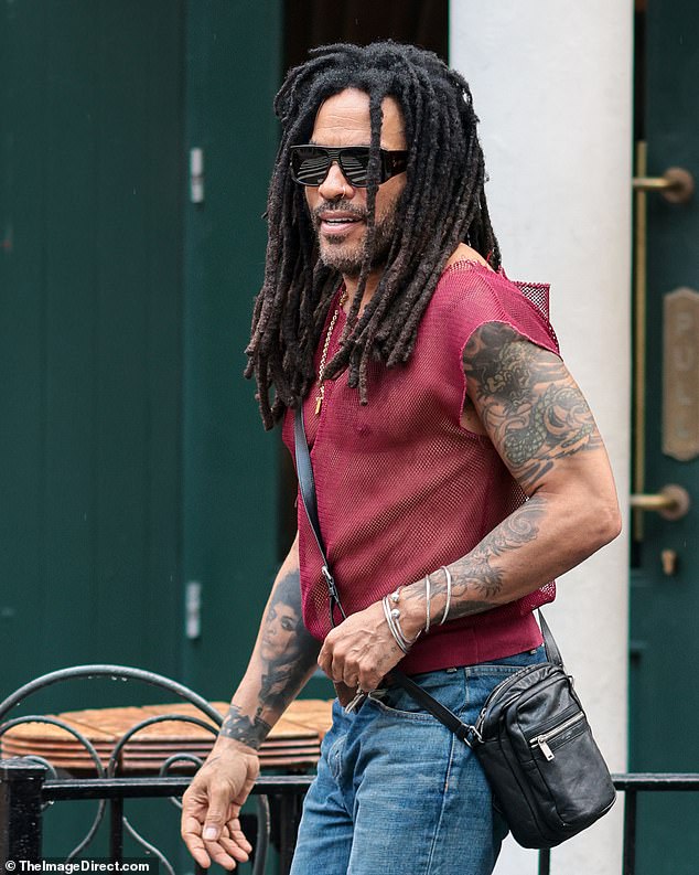 The stunning actress has spoken about her relationship with her father and detailed how she moved in with Lenny when he broke up with her mother Lisa Bonet in 1991 when Zoë was just three and what life was like with the star