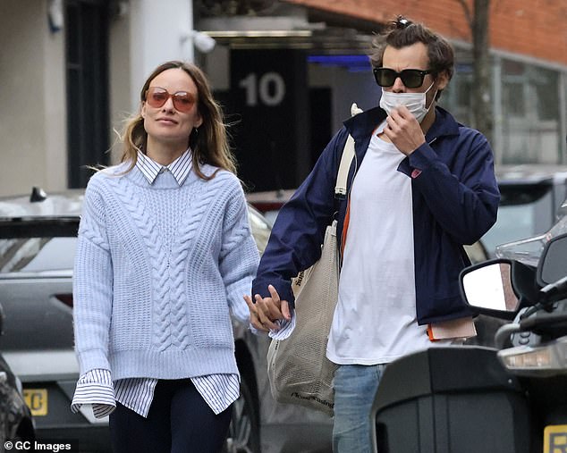 Harry previously dated Olivia Wilde in 2022