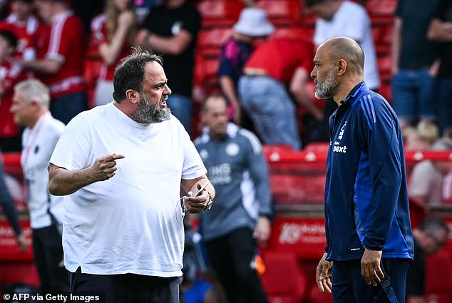 Nuno had admitted his relationship with owner Evangelos Marinakis had deteriorated