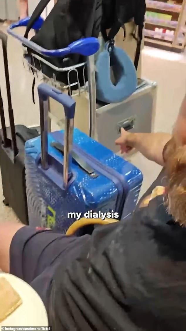 The legendary jacket potato seller, whose real name is Ben Newman, took to social media on Saturday to reveal that Dutch airline KLM refused to let him board his flight to Croatia with his dialysis machine