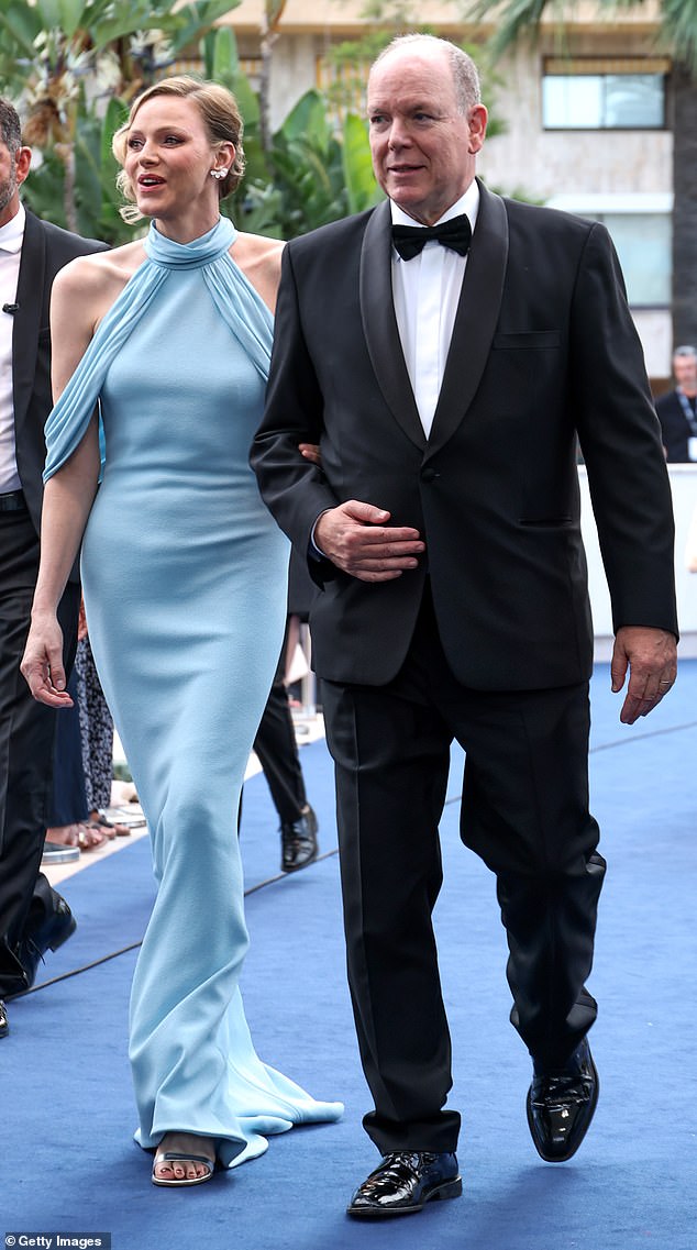 Princess Charlene continues to be thrust into the spotlight following claims her husband Prince Albert was seeking out a bachelor pad just months after their wedding in 2011 (seen in Monaco earlier this month)