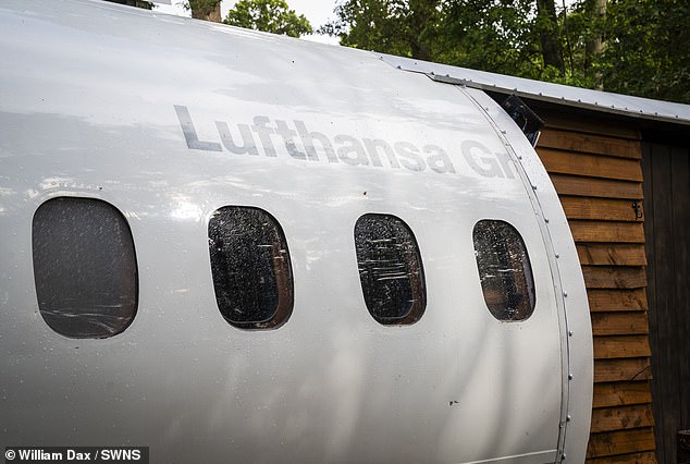 The passenger plane was previously used by German airline Lufthansa