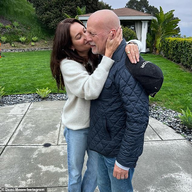 '[It] was the safest and best decision ¿ not just for Bruce, but also for our two young girls,' she told Michael Strahan. 'And, you know, it's really not up for a debate'