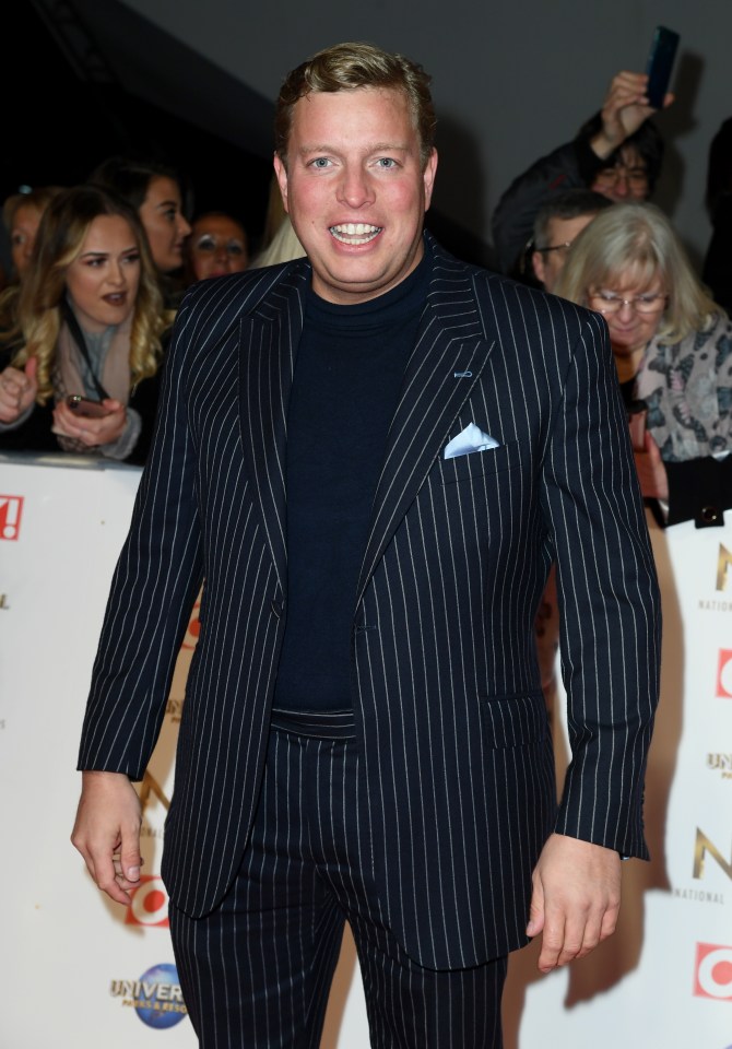 Thomas Skinner at the National Television Awards.