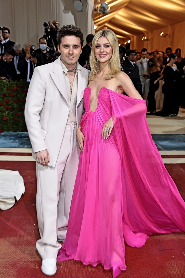Brooklyn Beckham and Nicola Peltz at the Met Gala.