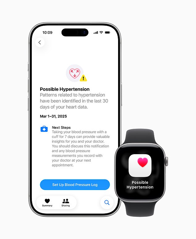 The Apple Watch Series 11, showcased at Apple’s annual September launch event in California, contains software that uses its optical heart sensor to monitor blood vessel activity over time