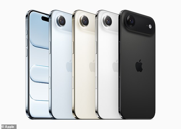 The iPhone 17 Air is available in four colours: Space black, cloud white, light gold, and sky blue. Sky blue was previously used on the M4 MacBook Air