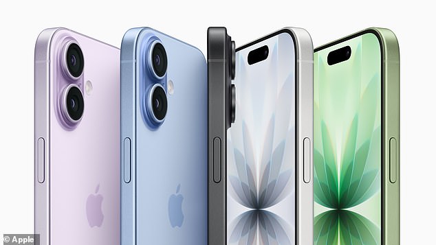 The new iPhone 17 starts at $799 and comes in five new colours: black, lavender, mist blue, sage, and white
