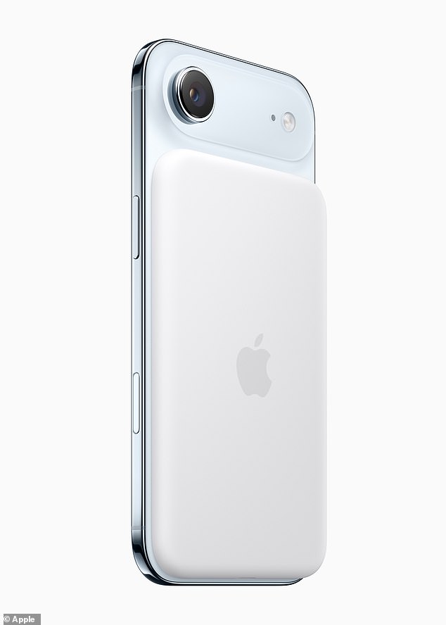 Although Apple claims the iPhone Air will have 'all-day battery', concerns over the slimmer phone's lack of battery space mean the company has also released a new MagSafe battery pack to accompany the device