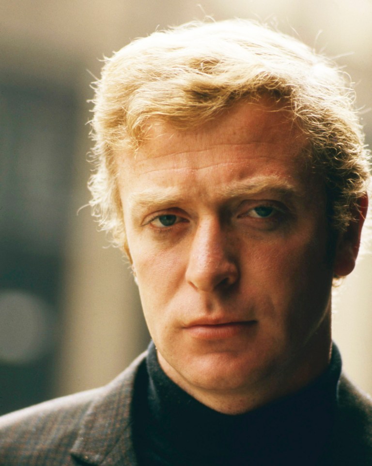 Portrait of Michael Caine.