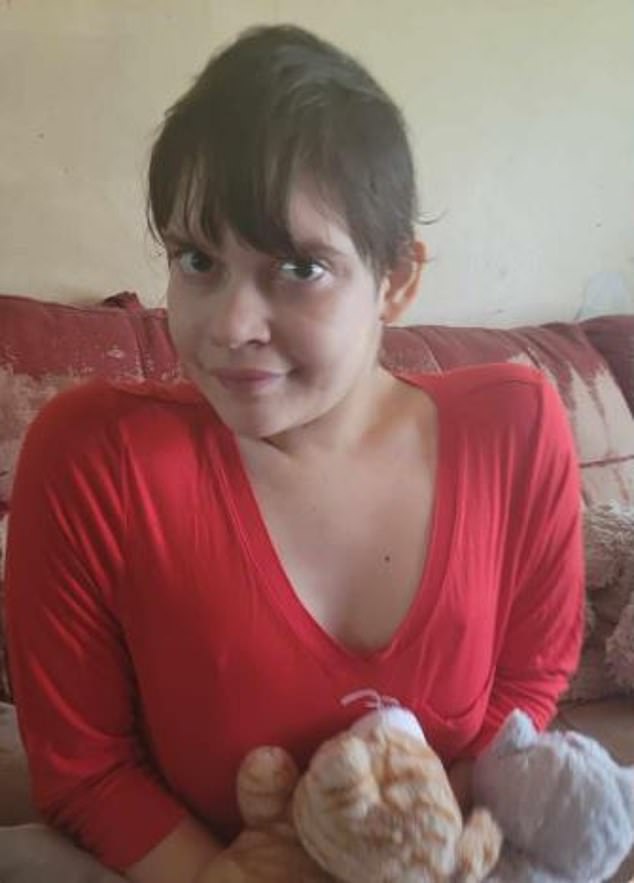 The teen was found with a partially-attached diaper on and surrounded by 12 dirty ones inside a room that resembled a stall with four feet padding