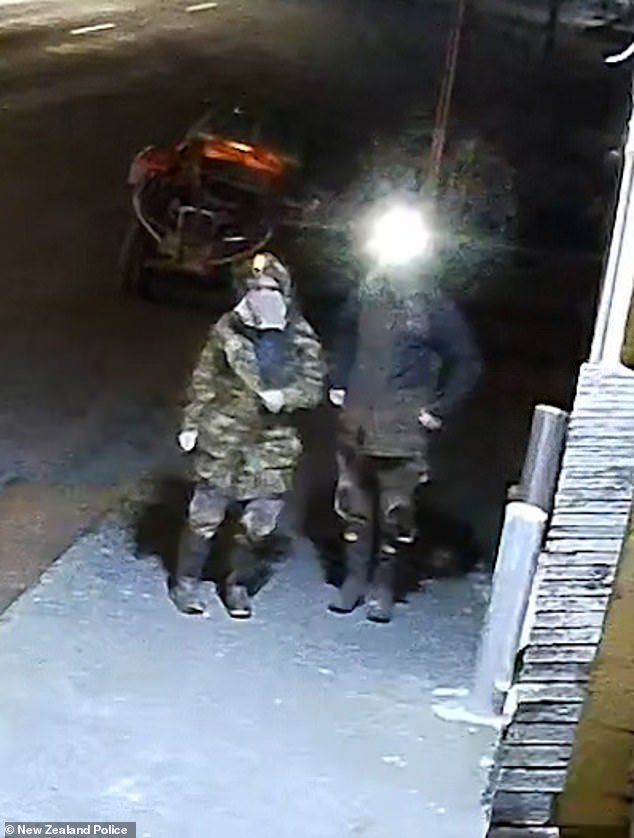 Police recently released CCTV of Phillips and one of his children using an angle grinder to steal items from a general store in Piopio last month