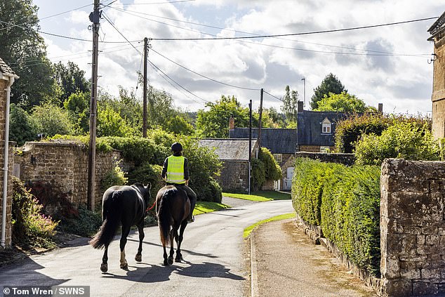 Locals in the tiny Cotswold village are split about the couple moving to the area. Some have seen them at the local garden centre