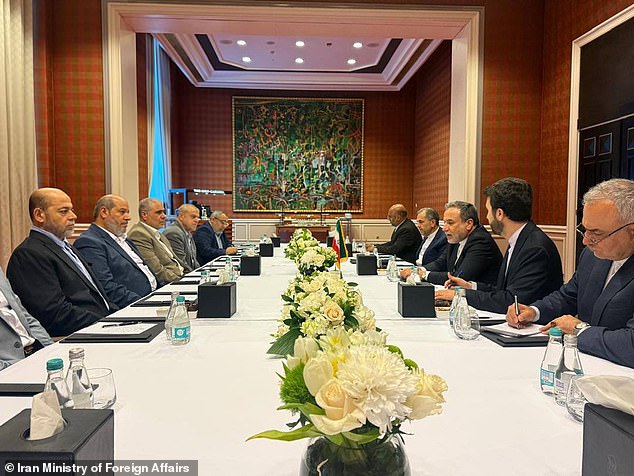 The image of Hamas leaders and the Iranian Foreign Minister raises fresh concerns about the deepening ties between Hamas and the Islamic Republic of Iran