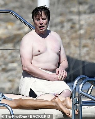 After seeing unflattering images of himself on holiday in Greece in 2022, billionaire Elon Musk, 54, turned to fat jabs for help