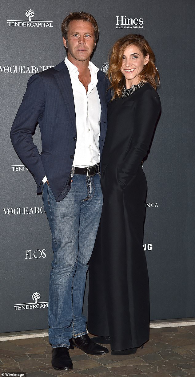 Prince Emanuele Filiberto, 52, from the dethroned House of Savoy, has been separated from the French actress Clotilde Courau (pictured in Milan in 2014), with whom he has two daughters, for 'four years'