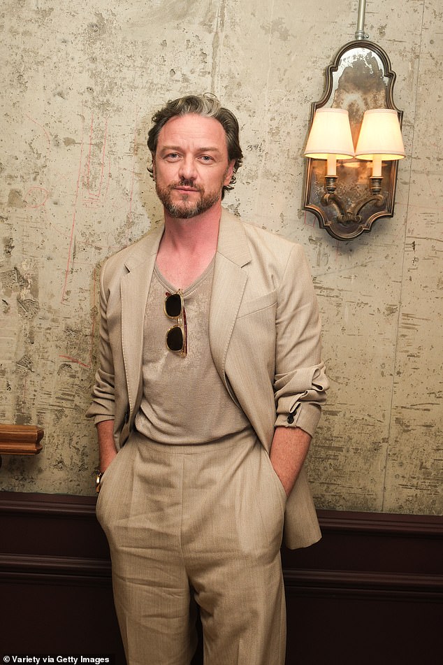 A source said: 'James was having a casual get-together with the producers of his movie and, as he later learned when speaking with the staff, there was a man who drank too much who was getting escorted out'
