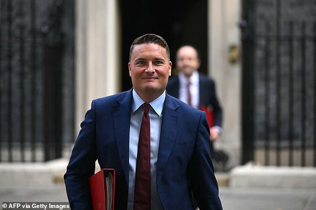 Health secretary Wes Streeting vowed to hold the chief executives of poor performers accountable, claiming he wants them 'looking over their shoulders'